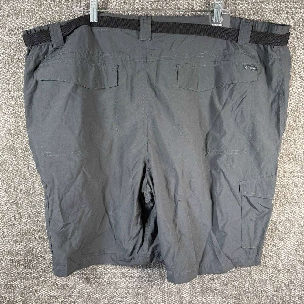 Columbia Silver Ridge Cargo Shorts Mens 50 Grey Hiking Outdoor Sun Protection